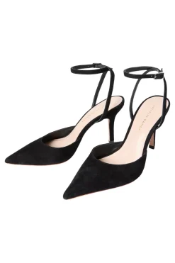 Loeffler Randall Jaden Ankle Strap Heel in Black