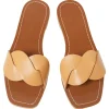 Loeffler Randall Willajo Flat Sandal in Honey