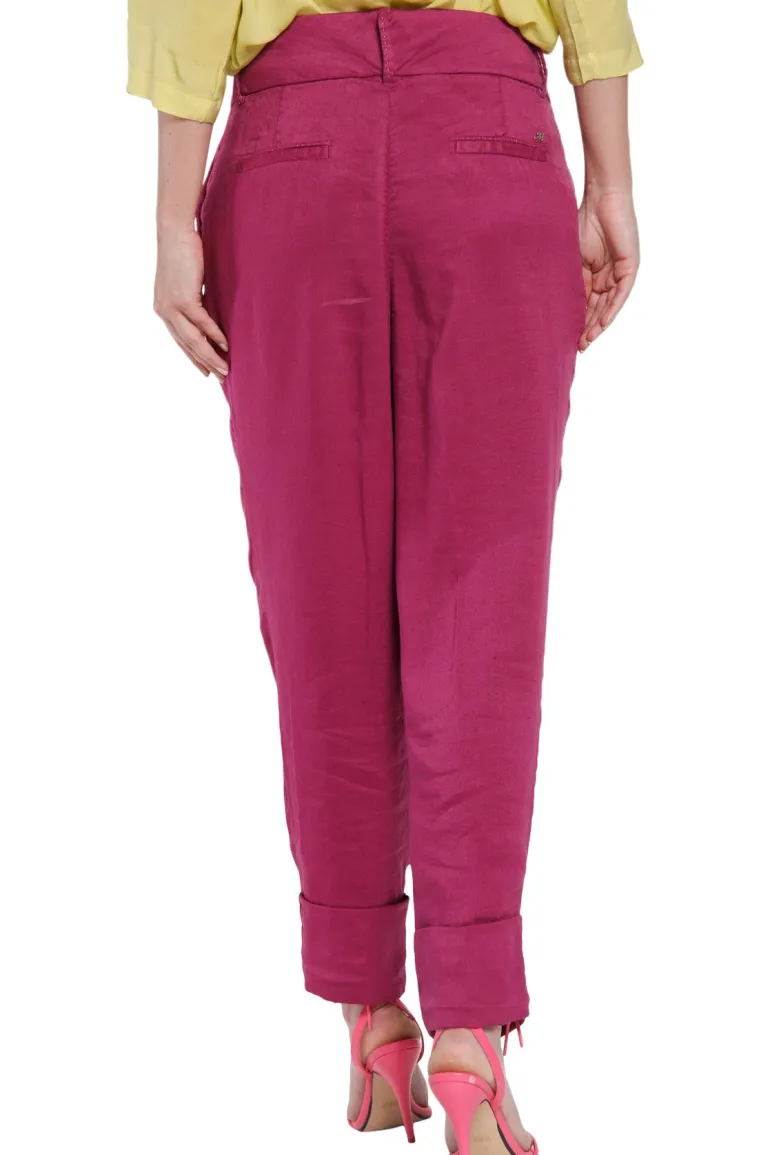 Mason's Iris Pant in Fuchsia