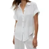 Michael Stars Bailey Button Down Shirt in White