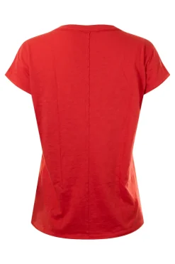 Michael Stars Baxter V-neck Raw Edge Tee