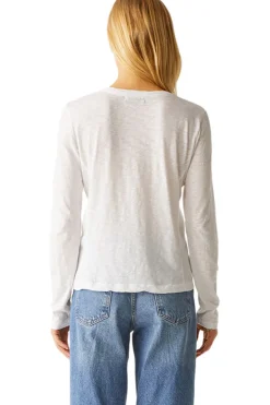 Michael Stars Hailie Rib Mixed Tee