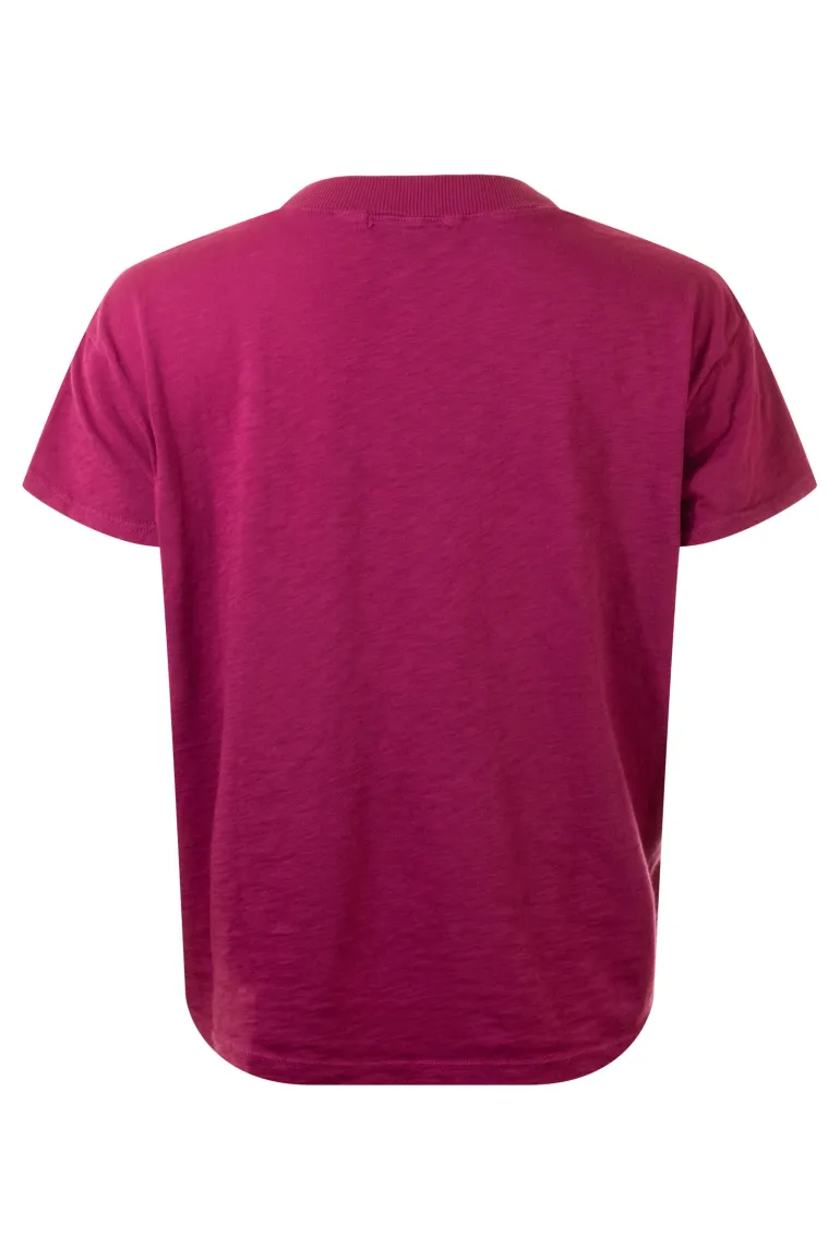 Michael Stars Harlan Cropped V-Neck Tee