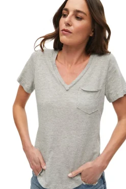 Michael Stars Hayden V-neck Tee w/ Pocket
