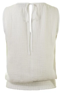 Michael Stars Janelle Tie Neck Tank in White