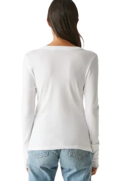 Michael Stars Kelso Long Sleeve Crewneck Tee
