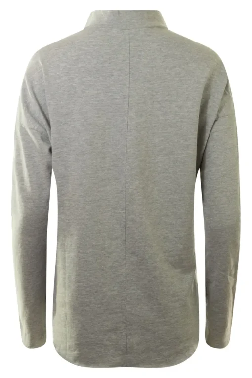 Michael Stars Laurel Mock Neck Top in Heather Grey