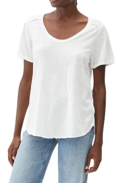 Michael Stars Lily Supima Cotton Scoop Neck Tee