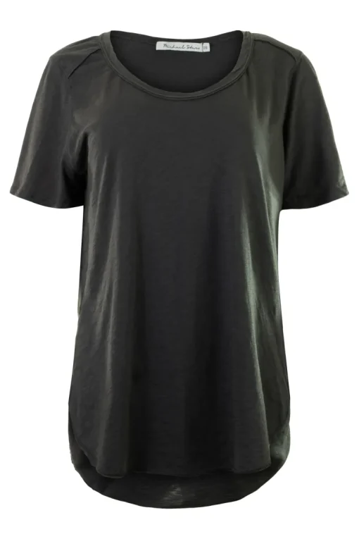 Michael Stars Lily Supima Cotton Scoop Neck Tee