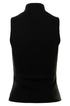 Michael Stars Lino Mock Neck in Black