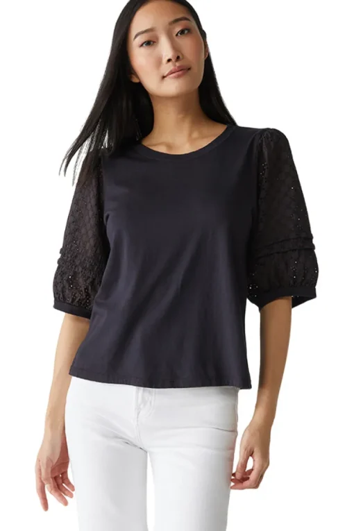 Michael Stars Maisie Eyelet Top