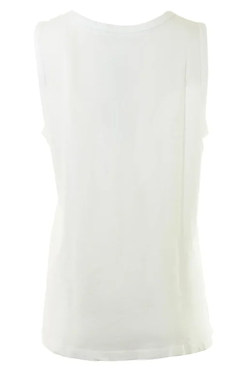 Michael Stars Masami Scoop Neck Tank in White