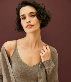 Michael Stars Nomi Camisole in Pewter