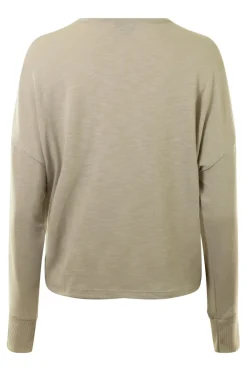 Michael Stars Patty V-neck Top in Oatmeal