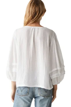 Michael Stars Pruitt Balloon Sleeve Top