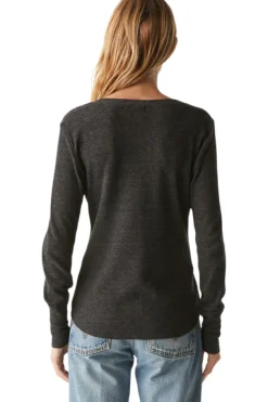 Michael Stars Regan Henley Tee in White