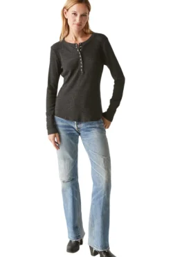 Michael Stars Regan Henley Tee in White