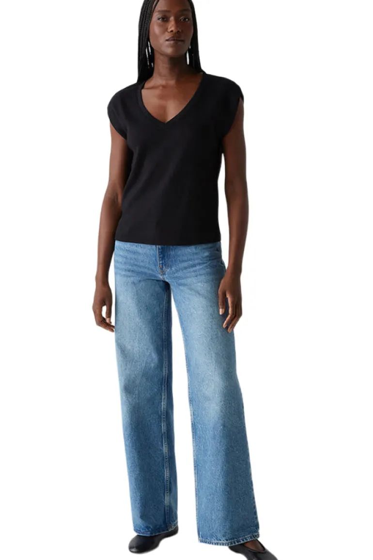 Michael Stars Tati Power Shoulder T-shirt