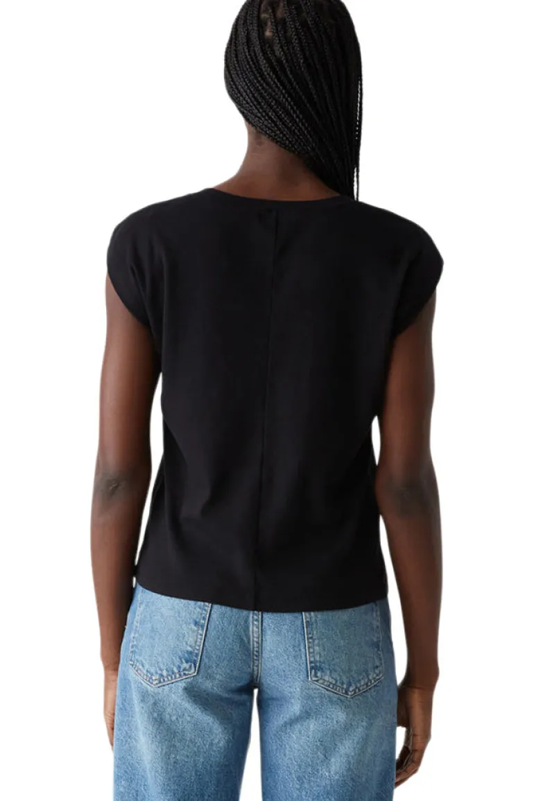 Michael Stars Tati Power Shoulder T-shirt