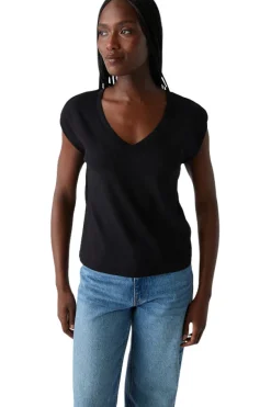 Michael Stars Tati Power Shoulder T-shirt