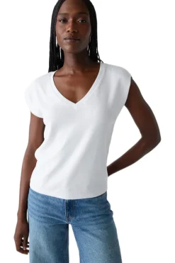 Michael Stars Tati Power Shoulder T-shirt