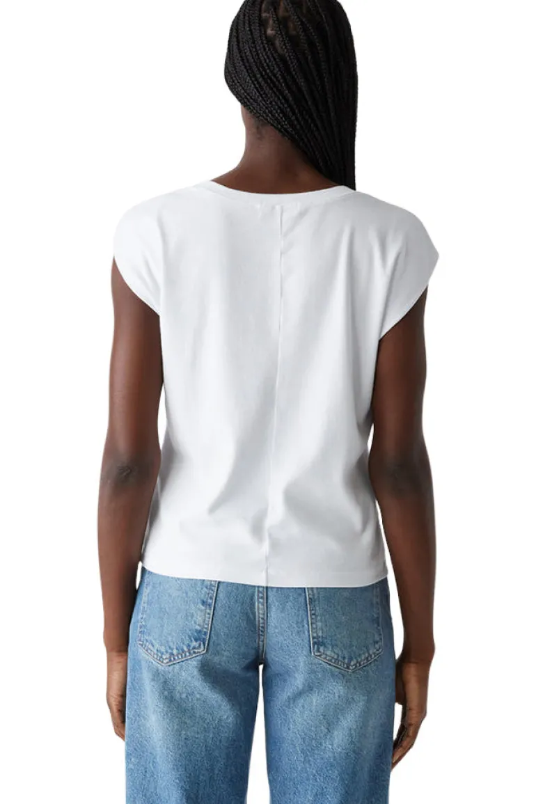 Michael Stars Tati Power Shoulder T-shirt