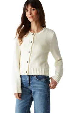Michael Stars Willa Cardigan in Chalk