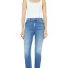 MOTHER Denim HIgh Waisted Rider Ankle Step Fray in Loafers and Lassos