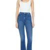 MOTHER Denim Hustler Flood Fray in Whatever You Want