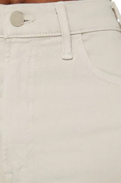 MOTHER Denim Hustler Flood in Feather Grey