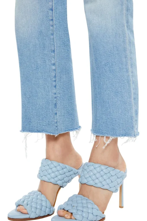 MOTHER Denim Kick It Ankle Fray in Can You Dig It?