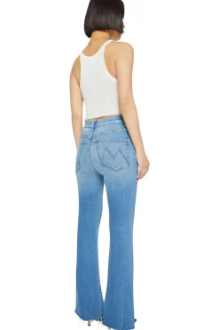 MOTHER Denim Lil Weekender Fray in Read Between the Lines