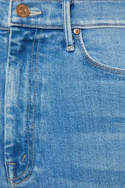 MOTHER Denim Lil Weekender Fray in Read Between the Lines