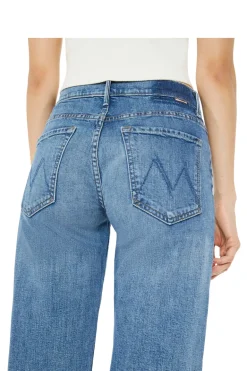 MOTHER Denim Mid Rise Maven in Toil and Trouble