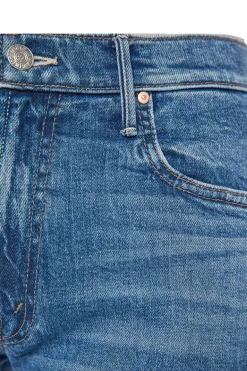 MOTHER Denim Mid Rise Maven in Toil and Trouble