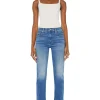 MOTHER Denim Mid Rise Rider Ankle in Lhasa Love