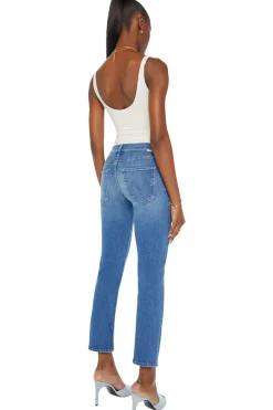 MOTHER Denim Mid Rise Rider Ankle in Lhasa Love