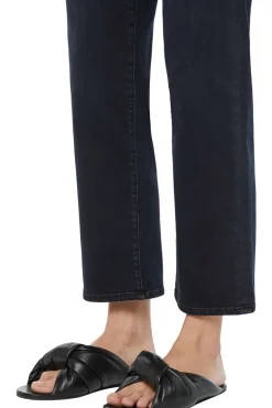 MOTHER Denim Mid Rise Zip Rambler Ankle in Night in Venice