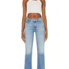 MOTHER Denim Outsider Flood Fray in Are We There Yet