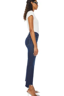 MOTHER Denim The Insider Crop Step Fray in Off Limits