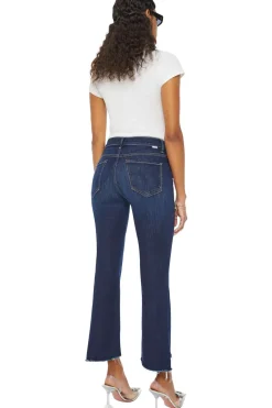 MOTHER Denim The Insider Crop Step Fray in Off Limits