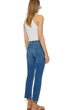 MOTHER Denim The Mid Rise Rider Ankle Denim in Right On