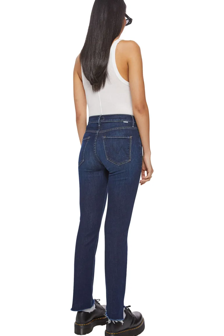 MOTHER Denim The Mid Rise Dazzler Jeans in Off Limits