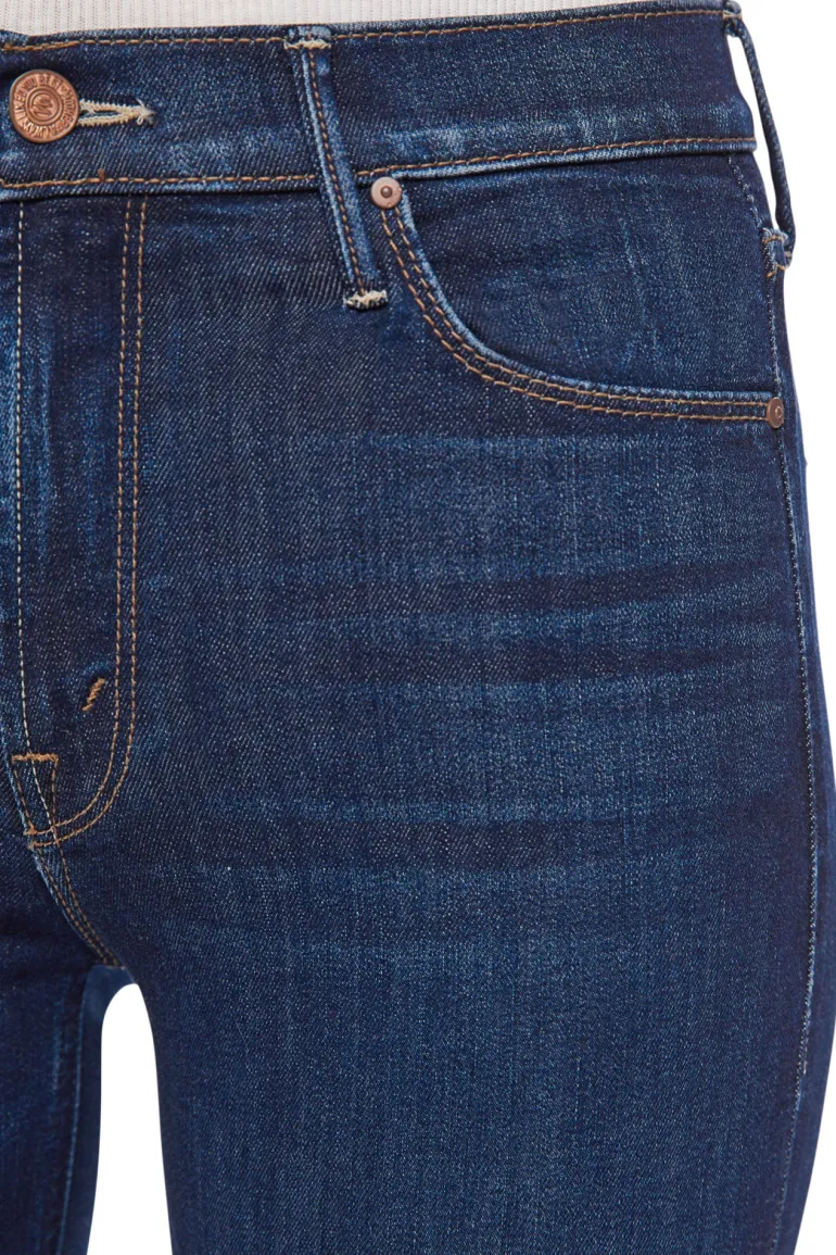 MOTHER Denim The Mid Rise Dazzler Jeans in Off Limits