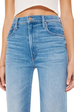 MOTHER Denim The Rambler Zip Flood in Out of the Blue