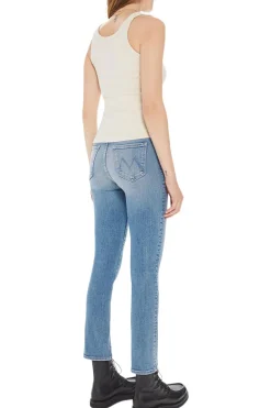 MOTHER Denim The Swooner Rascal Ankle Fray in Let's Trip