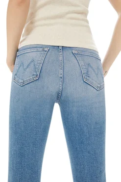 MOTHER Denim The Swooner Rascal Ankle Fray in Let's Trip