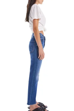 MOTHER Denim The Tomcat Ankle Fray in Let's Just Be Friends