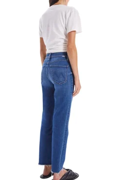 MOTHER Denim The Tomcat Ankle Fray in Let's Just Be Friends