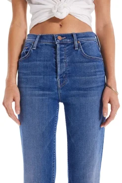 MOTHER Denim The Tomcat Ankle Fray in Let's Just Be Friends